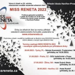 MISS RENETA 2023 - Výzva na SŠ